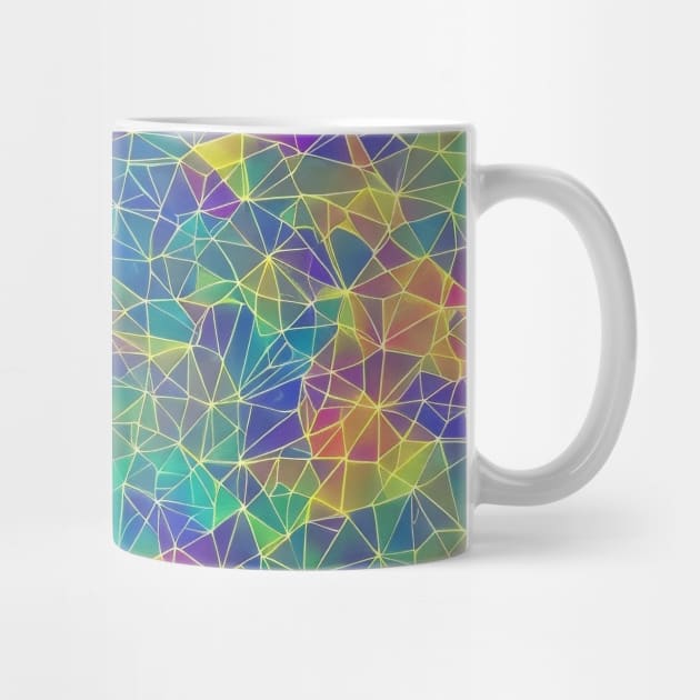 Cosmic Geometry Prism: Celestial Hues in Modern Design by MBSCREATIVES